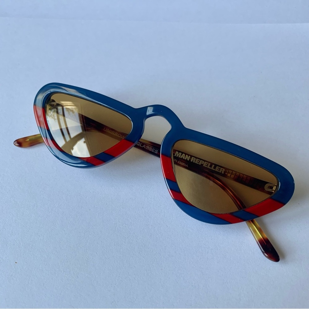 Man Repeller Unibrow Cat Eye Sunglasses
